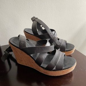 Timberland leather wedge sandals